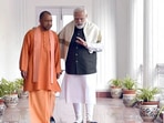 Double Engine Government : Prime Minister Narendra Modi with Chief Minister Yogi Adityanath