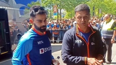 Indian team head coach Rahul Dravid with player Virat Kohli (ANI) Indian team head coach Rahul Dravid with player Virat Kohli (ANI)