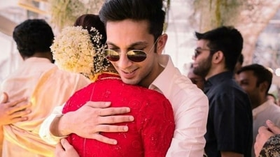 Composer Anirudh Ravinchander hugs the bride Nayanthara. Vignesh credited his music to bringing the two together. Composer Anirudh Ravinchander hugs the bride Nayanthara. Vignesh credited his music to bringing the two together.