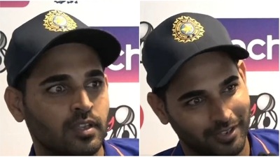 Bhuvneshwar Kumar after 2nd T20 against England (Twitter) Bhuvneshwar Kumar after 2nd T20 against England (Twitter)