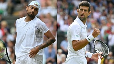 Novak Djokovic and Nick Kyrgios (AFP) Novak Djokovic and Nick Kyrgios (AFP)