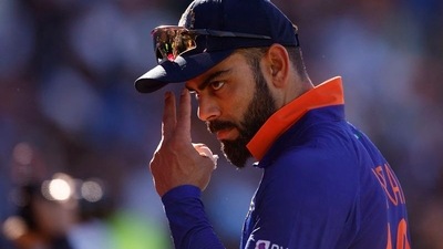 India's Virat Kohli reacts at the end of play during 2nd T20I&nbsp; (Reuters)