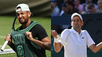 Nick Kyrgios; Novak Djokovic Nick Kyrgios; Novak Djokovic