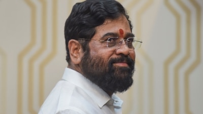 New Delhi: Maharashtra CM Eknath Shinde during a press conference in New Delhi, Saturday. (PTI) New Delhi: Maharashtra CM Eknath Shinde during a press conference in New Delhi, Saturday. (PTI)