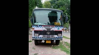 The violations were discovered during an inspection by the Chandigarh state transport authority at the Sector-17 ISBT. (HT Photo)
