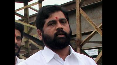 A day after returning from Delhi where he met Prime Minister Narendra Modi and home minister Amit Shah, newly sworn in CM Eknath Shinde exhibited aggression in speech during his first-ever address to Shiv Sainiks outside Mumbai-Thane belt. (HT FILE PHOTO)