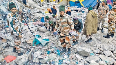 Forty Amarnath pilgrims are still missing after the flash floods. (ANI) Forty Amarnath pilgrims are still missing after the flash floods. (ANI)