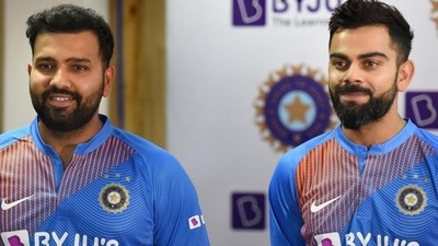 File image of Virat Kohli and Rohit Sharma. (PTI) File image of Virat Kohli and Rohit Sharma. (PTI)