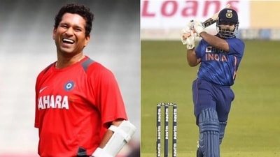 Sachin Tendulkar and Rishabh Pant
