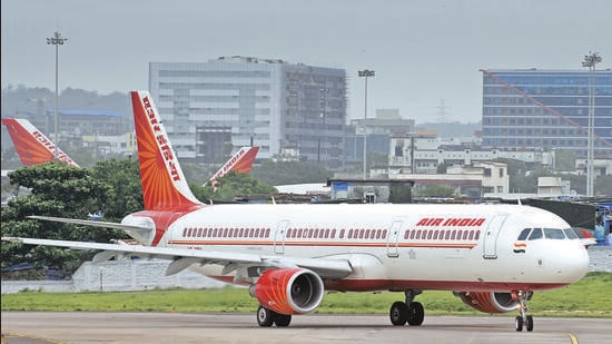 Air India aircraft photographed at MumOver 300 Air India passengers flying from Delhi to Vancouver in Canada were delayed for nearly 11 hours as their aircraft developed technical faults before scheduled take-off at 5.15am on Sunday.bai International Airport on July 24, 2009. Photograph: ABHIJIT BHATLEKAR/MINT