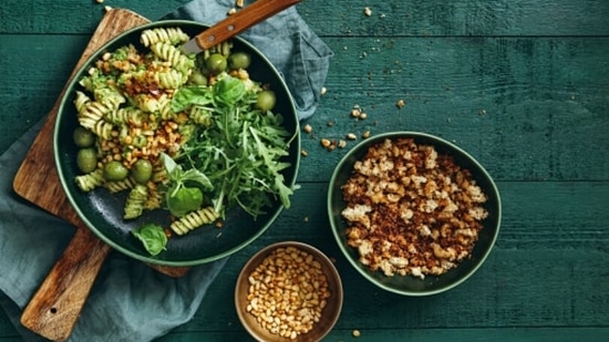 A diet consisting of moderate to low fat food items such as pulses, nuts, seeds, fruits, vegetables and small amount of grains.(Unsplash)