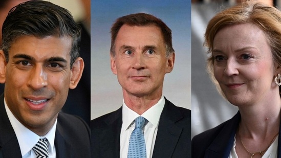 Rishi Sunak, Jeremy Hunt and Liz Truss are some of the key contenders for UK prime minister's post.(Reuters, AFP) Rishi Sunak, Jeremy Hunt and Liz Truss are some of the key contenders for UK prime minister's post.(Reuters, AFP)