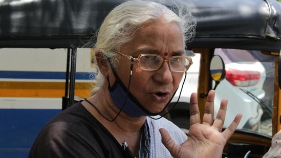 Social activist Medha Patkar.(Ravindra Joshi/HT PHOTO)