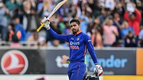 Deepak Hooda's 104 against Ireland proved to be a majestic knock. (Getty)