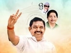 The new display picture of AIADMK Twitter handle features Edappadi Palaniswamy at the centre.(Twitter/AIADMK)