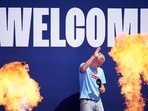 Manchester City's Erling Haaland is cheered by fans during club's new signings presentation, Manchester City's Erling Haaland is cheered by fans during club's new signings presentation,