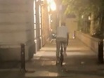 Pep Guardiola was chased by a fan.