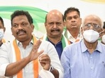 File photo of Michael Lobo had joined the Goa Congress with state in-charge Dinesh Gundu Rao and former CM Digambar Kamat. File photo of Michael Lobo had joined the Goa Congress with state in-charge Dinesh Gundu Rao and former CM Digambar Kamat. 