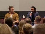 Dhanush joined Ryan Gosling and Chris Evans at The Grey Man press conference.