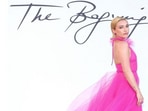 Florence Pugh in the Valentino dress. Florence Pugh in the Valentino dress.