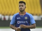 Umran ended up being India's most expensive bowler in the third T20I(PTI) Umran ended up being India's most expensive bowler in the third T20I(PTI)