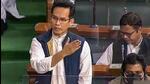 Congress spokesperson Gaurav Gogoi was speaking at a press conference. (File image) Congress spokesperson Gaurav Gogoi was speaking at a press conference. (File image)