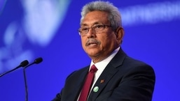 File photo of Sri Lanka's embattled President Gotabaya Rajapaksa.