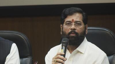 Maharashtra chief minister Eknath Shinde. Maharashtra chief minister Eknath Shinde.