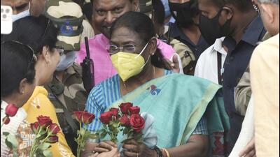 The Telugu Desam Party on Monday decided to support NDA nominee Draupadi Murmu for the post of the President of India. (HT PHOTO.) The Telugu Desam Party on Monday decided to support NDA nominee Draupadi Murmu for the post of the President of India. (HT PHOTO.)
