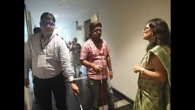 A workshop on “gender and disability inclusion in cities” underway in Varanasi. (HT photo) A workshop on “gender and disability inclusion in cities” underway in Varanasi. (HT photo)