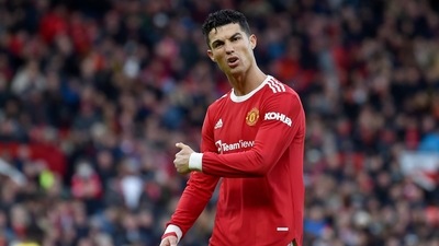 Cristiano Ronaldo in action for Manchester United. (AP) Cristiano Ronaldo in action for Manchester United. (AP)