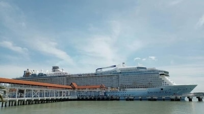 Covid-19 travel update: Singapore cruise industry resumes port calls, will Indians return? (Twitter/italysingapore) Covid-19 travel update: Singapore cruise industry resumes port calls, will Indians return? (Twitter/italysingapore)