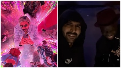 Kartik Aaryan has shared pictures and videos from his Europe tour.&nbsp;
