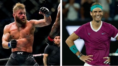 Rafael Fiziev calls out Rafa Nadal after knocking out Rafael dos Anjos at UFC Vegas 58 (Twitter) Rafael Fiziev calls out Rafa Nadal after knocking out Rafael dos Anjos at UFC Vegas 58 (Twitter)