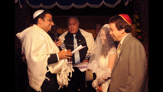 A Jewish wedding in Delhi on November 18, 2012. (Saarthak Aurora/Hindustan Times)
