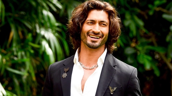 Vidyut Jammwal during the promotion of Khuda Haafiz: Chapter 2 &nbsp;Agni Pariksha in Mumbai.(PTI)