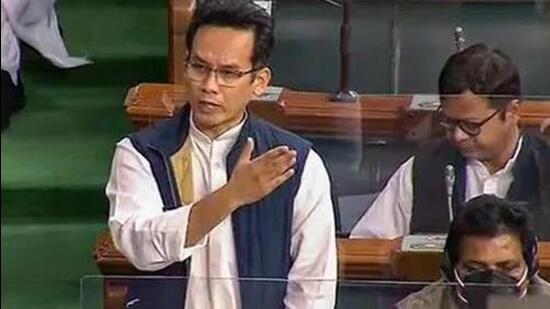 Congress spokesperson Gaurav Gogoi was speaking at a press conference. (File image) Congress spokesperson Gaurav Gogoi was speaking at a press conference. (File image)