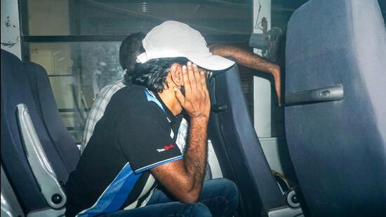 Mohammed Zubair was produced in the court of the Mohammadi additional chief judicial magistrate (ACJM) in Lakhimpur Kheri through video conferencing. (File/PTI)
