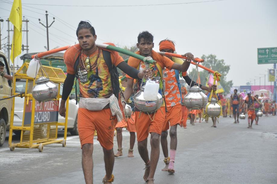 Kanwar Yatra begins from July 14, and Delhi Police has set-up a registration system to help the pilgrims enlist themselves. (Photo: Sakib Ali/HT)