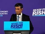 British Conservative Party member Rishi Sunak launches his campaign for the Conservative Party leadership, in London. British Conservative Party member Rishi Sunak launches his campaign for the Conservative Party leadership, in London.