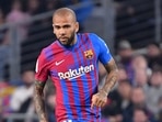 Dani Alves in action for Barcelona.(AFP) Dani Alves in action for Barcelona.(AFP)