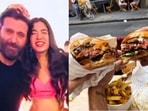 Hrithik Roshan and Saba Azad are currently in London. Hrithik Roshan and Saba Azad are currently in London.