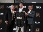 Welsh soccer player Gareth Bale is joined by Los Angeles Football Cub (LAFC) lead managing owner Larry Berg (L) and LAFC Co-President and General Manager John Thorrington (R)(AFP) Welsh soccer player Gareth Bale is joined by Los Angeles Football Cub (LAFC) lead managing owner Larry Berg (L) and LAFC Co-President and General Manager John Thorrington (R)(AFP)