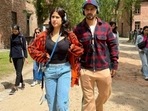 Varun Dhawan and Janhvi Kapoor at Auschwitz concentration camp in Poland. Varun Dhawan and Janhvi Kapoor at Auschwitz concentration camp in Poland.