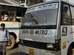 The Metro feeder buses. The Metro feeder buses.