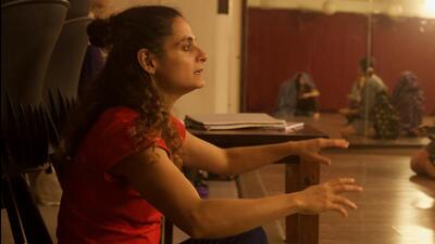 Still from the rehearsal