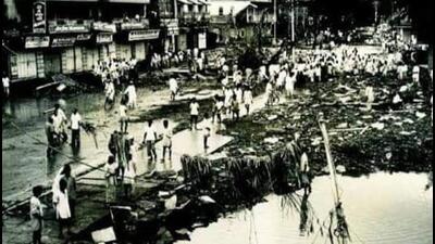 File picture of Panshet Dam disaster that had happened in Pune, India, on July 12, 1961. Safety features in place after Panshet dam disaster. (HT FILE) File picture of Panshet Dam disaster that had happened in Pune, India, on July 12, 1961. Safety features in place after Panshet dam disaster. (HT FILE)