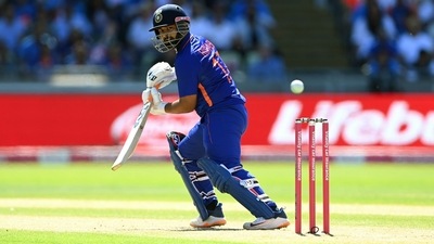 India's Rishabh Pant plays a shot during the 2nd T20I (ANI) India's Rishabh Pant plays a shot during the 2nd T20I (ANI)