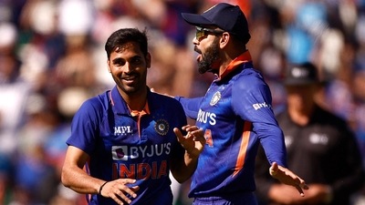 Bhuvneshwar Kumar was in good form during the England T20Is. (Action Images via Reuters)
