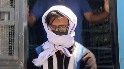 Alt News co-founder Mohammad Zubair being produced in a Sitapur court. (ANI)
